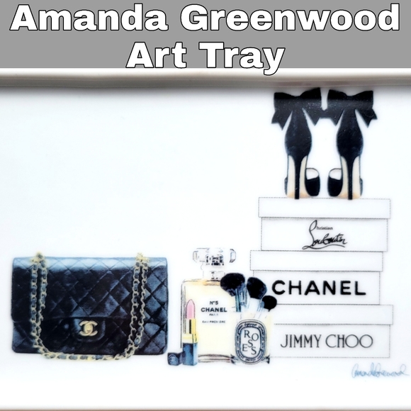 AMANDA GREENWOOD Tray | Vanity Keys Makeup Dish | Chanel Jimmy choo Louboutin - Picture 5 of 7